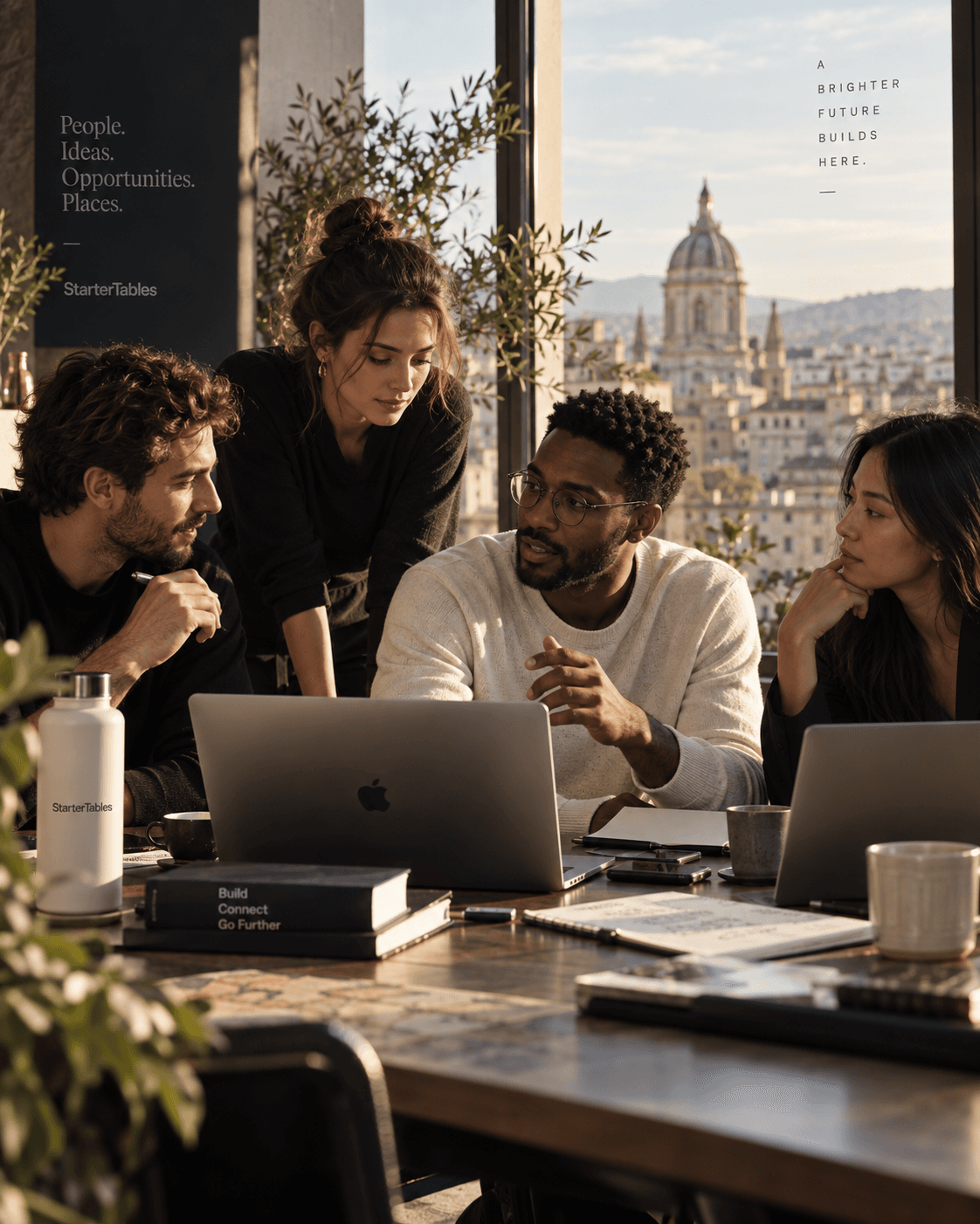 Founders building a startup together